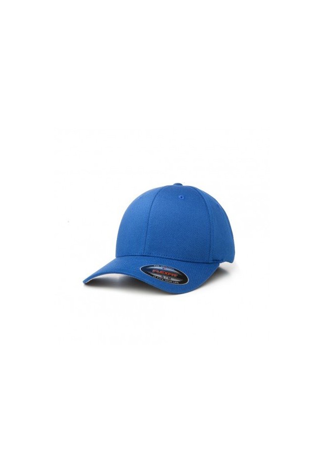 curved peak cap blue